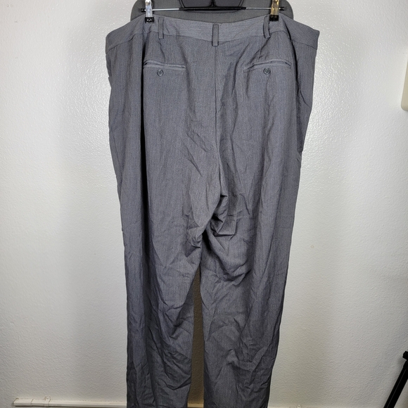 Lane Bryant Womens Gray Solid Wide Leg Dress Pants Size 28T Tall - Picture 2 of 5